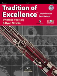 Tradition of Excellence Bassoon band method book cover